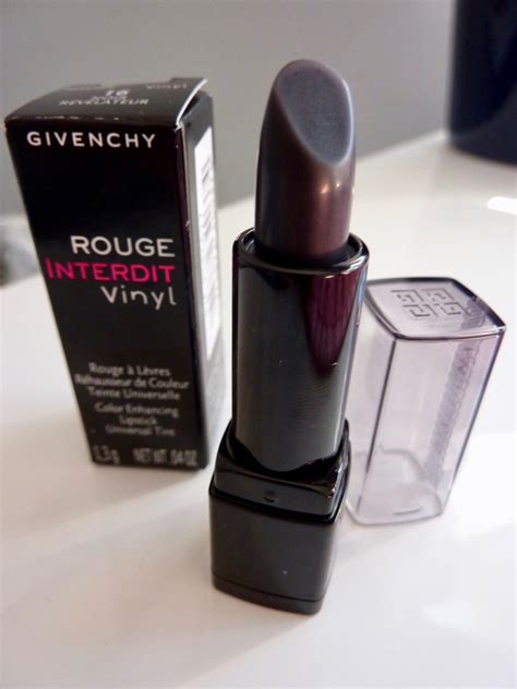 rouge interdit noir revelateur givenchy|givenchy interdit vinyl lipstick.